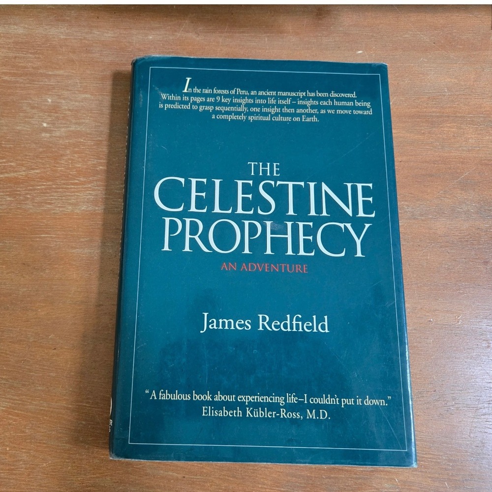 Warner Books The Celestine Prophecy James Redfield Hardcover Adventure Book